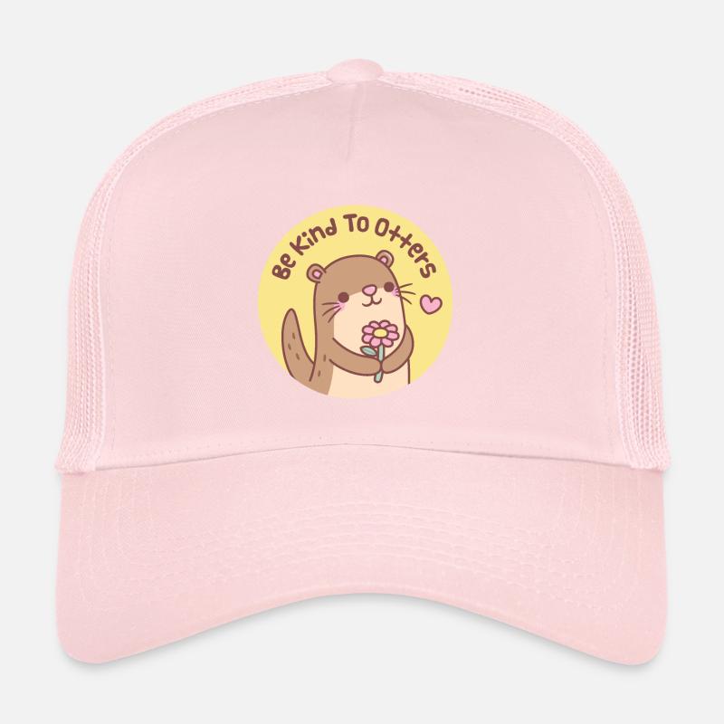 Niedlicher kleiner Otter sei freundlich zu Spritzern Trucker Cap