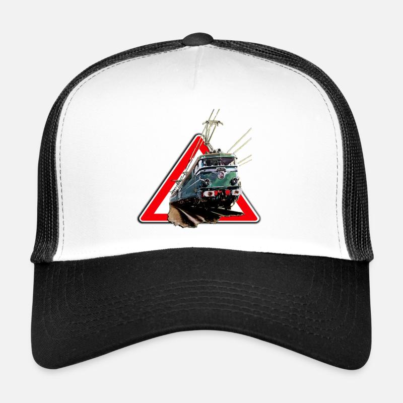 DANGER BB création Louis RUNEMBERG © Adagp - Casquette trucker  - blanc/noir