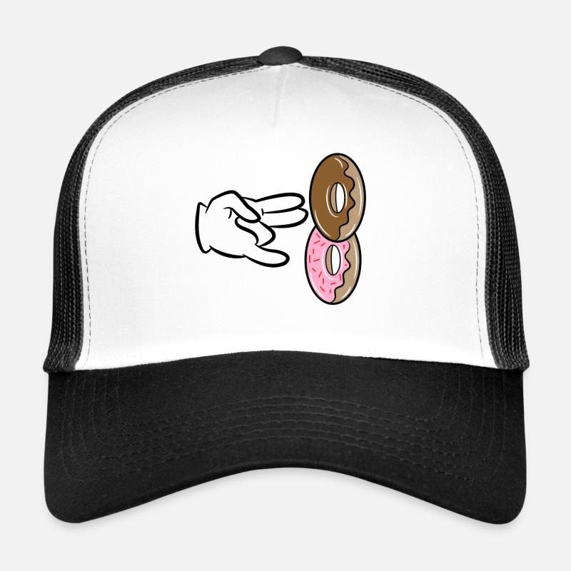 Dessert Sweets Snacking Donut Snacking Trucker Cap