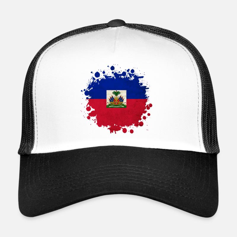 blob drapeaux haïtiens Casquette trucker 