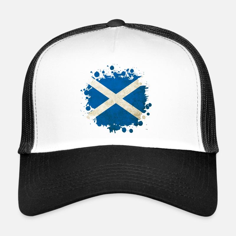 Conception des drapeaux blob en Écosse Casquette trucker 