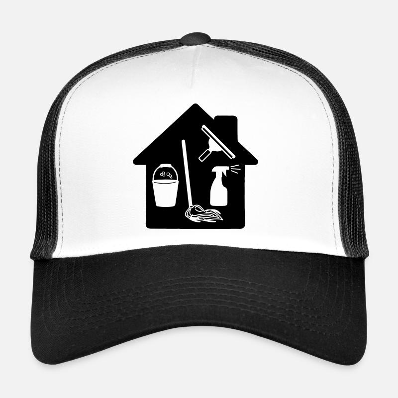 Logo schoomaker with tools in cottage Trucker Cap