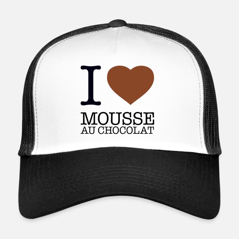 J’ADORE LA MOUSSE AU CHOCOLAT Casquette trucker 