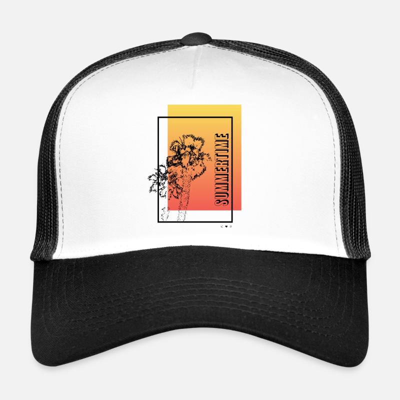 Summertime Palms Trucker Cap