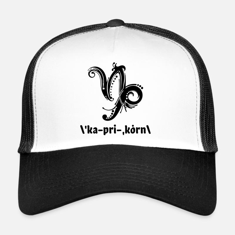 Astrologie Capricorne Constellation Dicton Horoscope Casquette trucker 