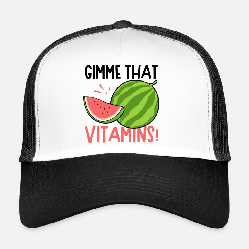 Gimme Vitamins Melon Pastèque Tropical Summer Casquette trucker 