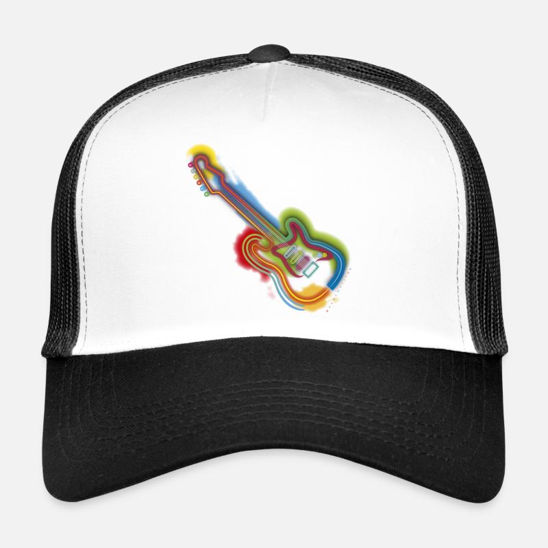 Guitare Pop Art Casquette trucker