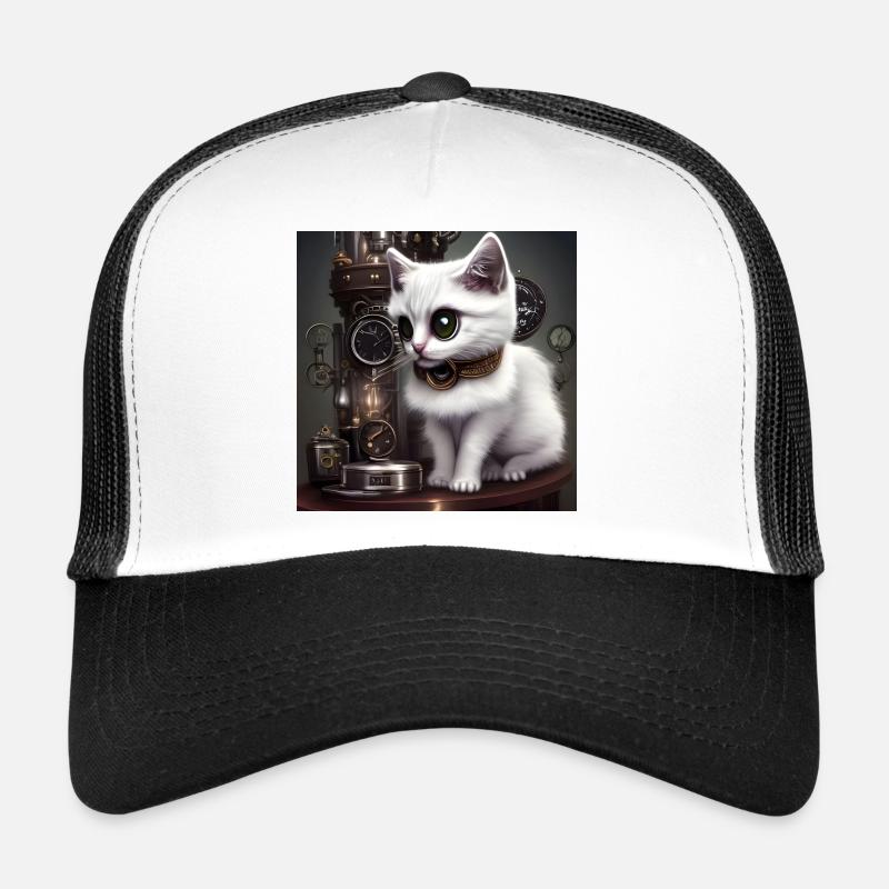 Petit chat steampunk Casquette trucker 