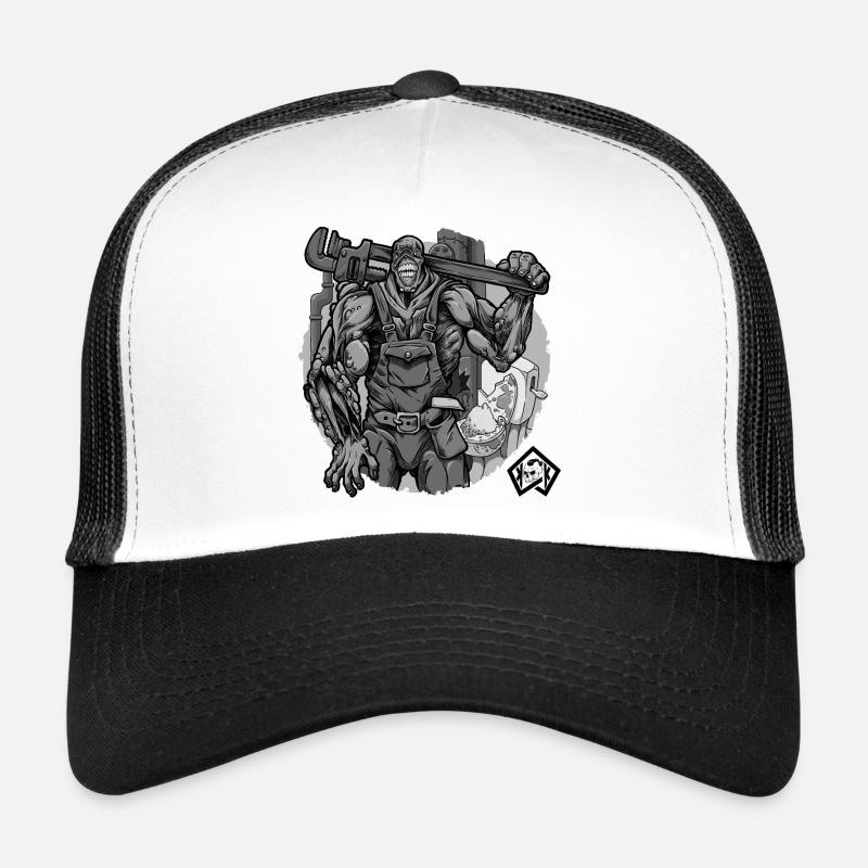Plumber, plumber, plumber, plumber - Trucker Cap - white/black