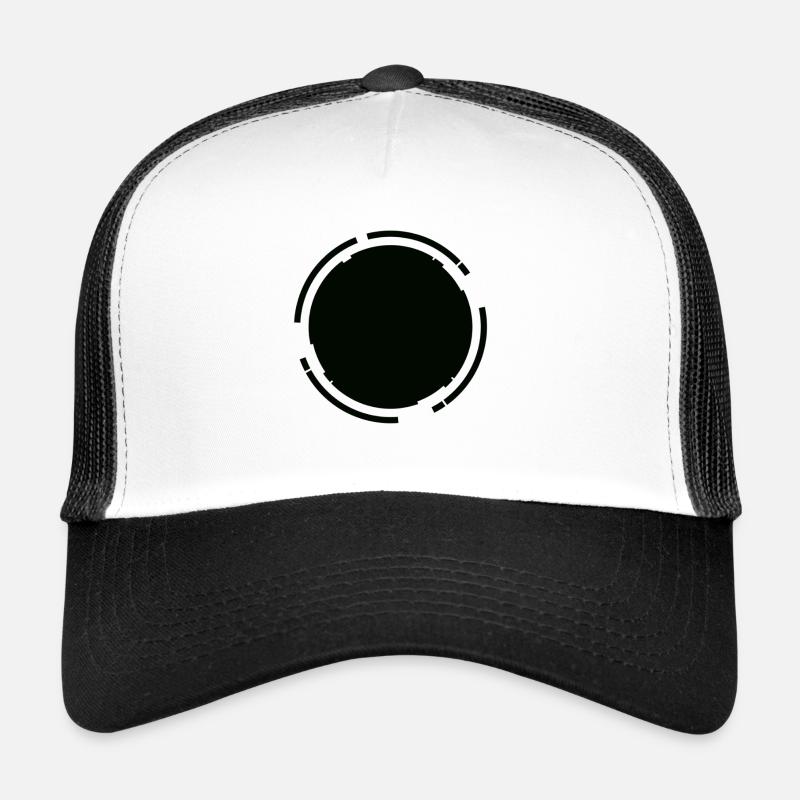 Schwarzer Hintergrund Trucker Cap
