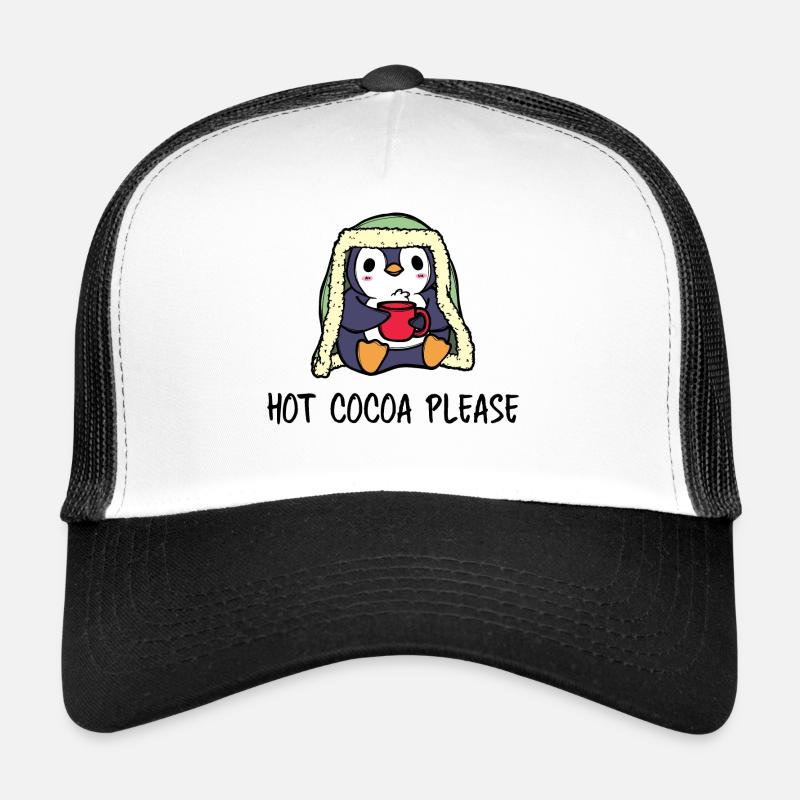Kalt Pinguin Statement Südpol Arktis Schnee Tier Trucker Cap