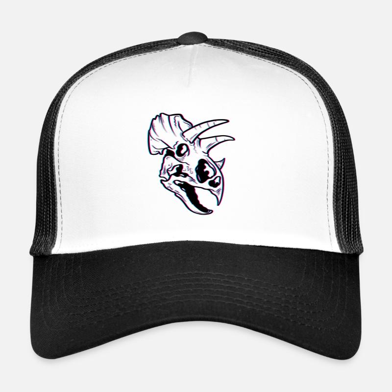 Triceratops effet flou Casquette trucker 