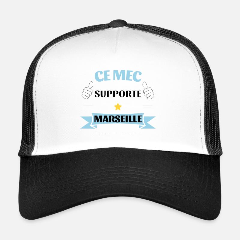 Ce mec supporte Marseille Casquette trucker 