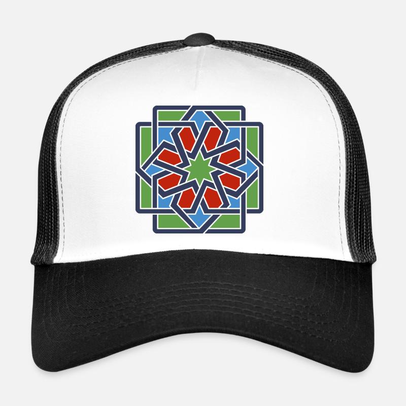 Andalusien 4 - Trucker Cap - Weiß/Schwarz