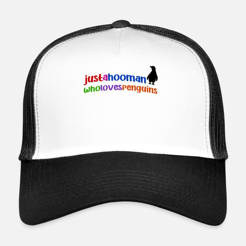 Penguin Cool Statement Animal Oiseau du pôle Sud Casquette trucker 