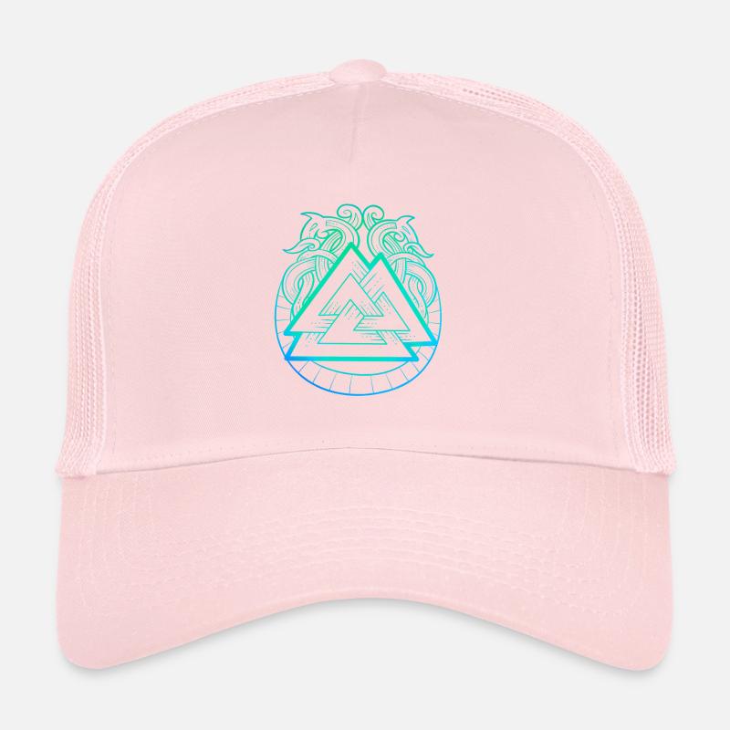 Legendary Nordic animal symbol & Valknut Trucker Cap