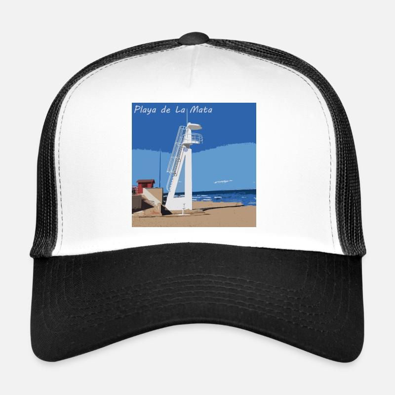 Plsya de La Mata - Trucker Cap - Weiß/Schwarz