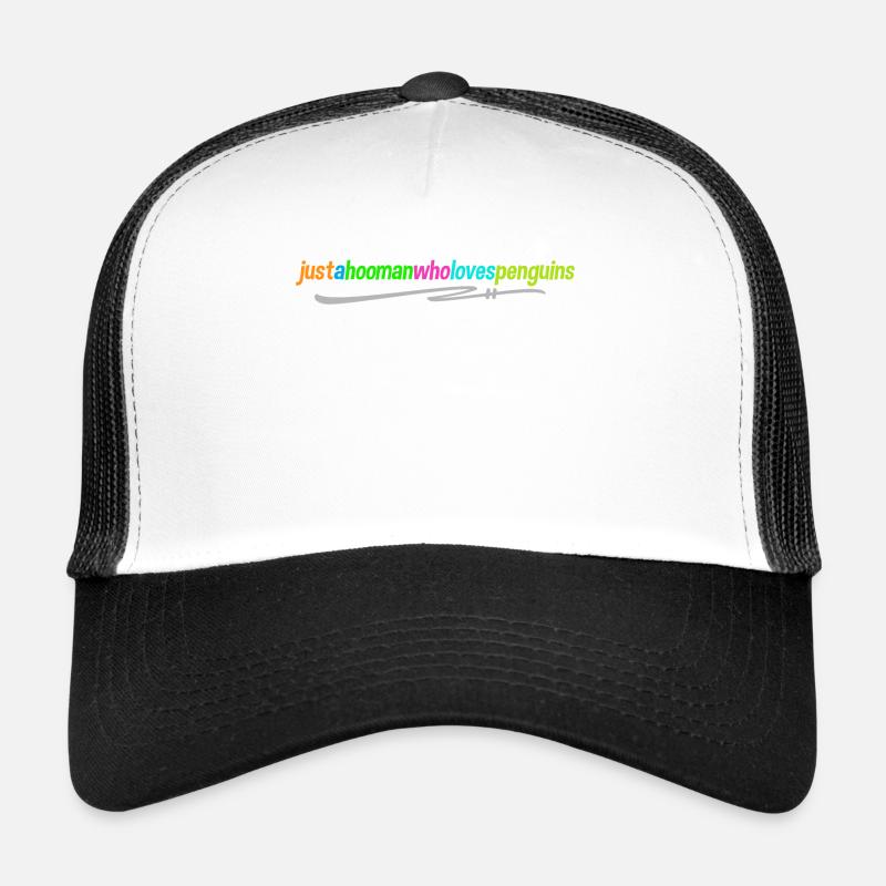 Déclaration du manchot d’Antarctique Oiseau animal Oiseau de mer Casquette trucker 