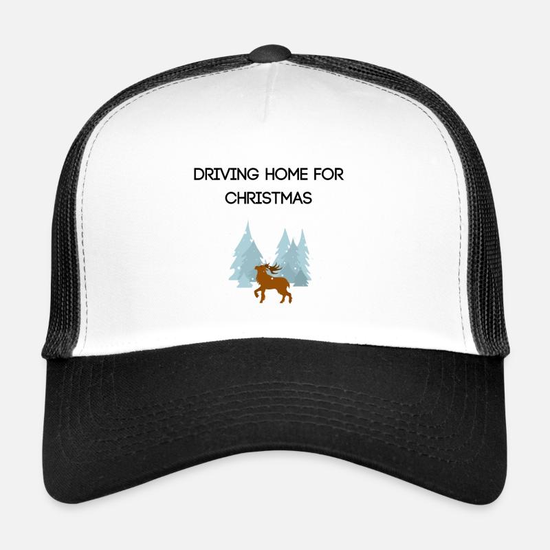 Christmas - Trucker Cap - Weiß/Schwarz
