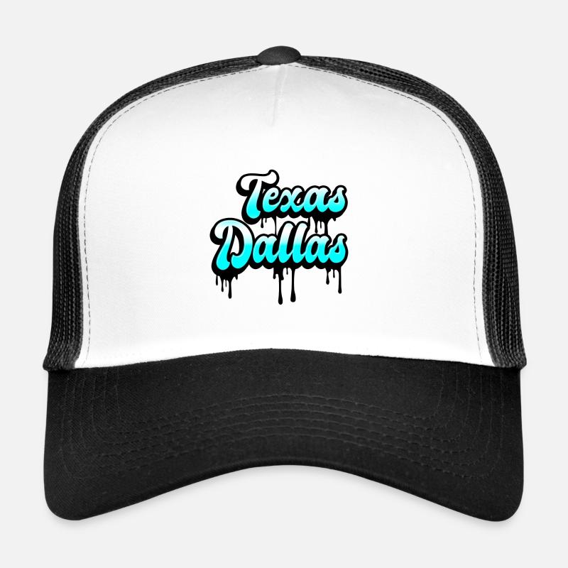 Texas Dallas Design Trucker Cap