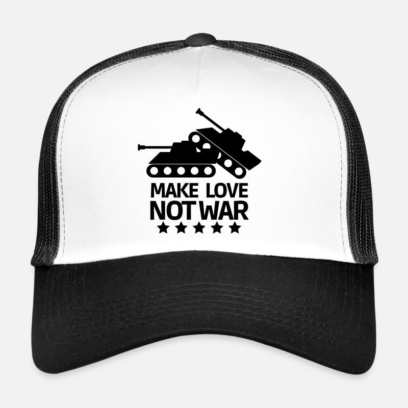 war, anti-war, against war Trucker Cap