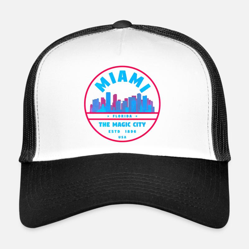 Miami États-Unis Casquette trucker 