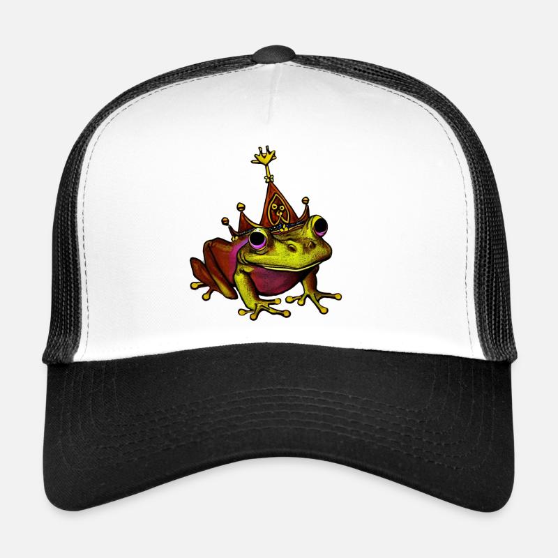 Crowned Queen Frog Trucker Cap