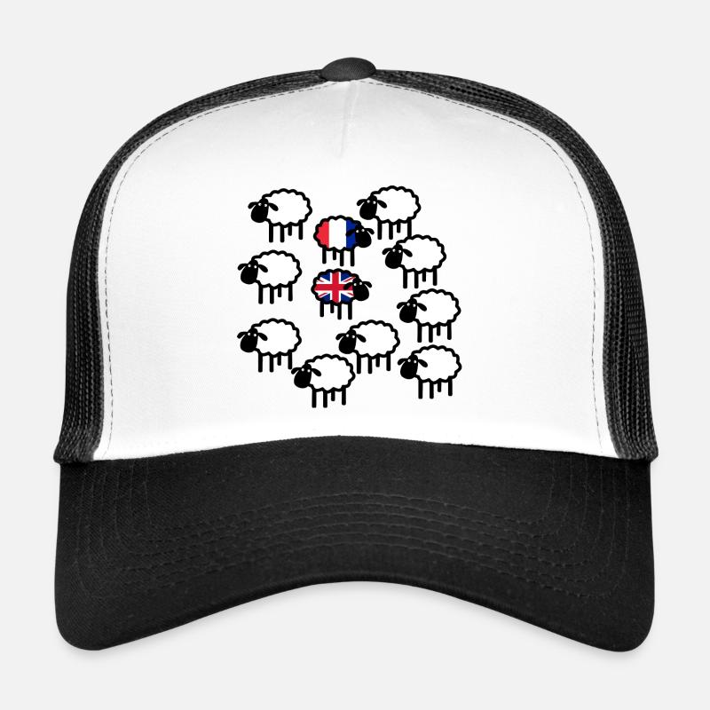 French and British sheep Trucker Cap