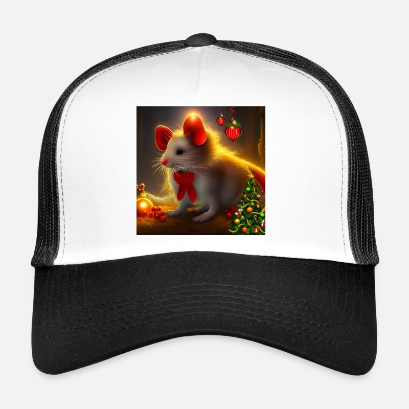 Cute little Christmas mouse Trucker Cap