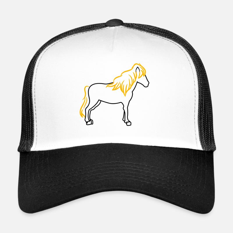 Isländer Islandpferde Pferde Pferdenarr Reiten Trucker Cap