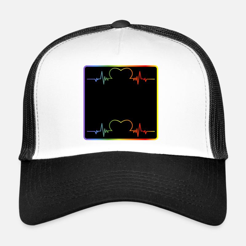 NAME TAG - CONCEVEZ-VOUS - RAINBOW COLORS Casquette trucker 