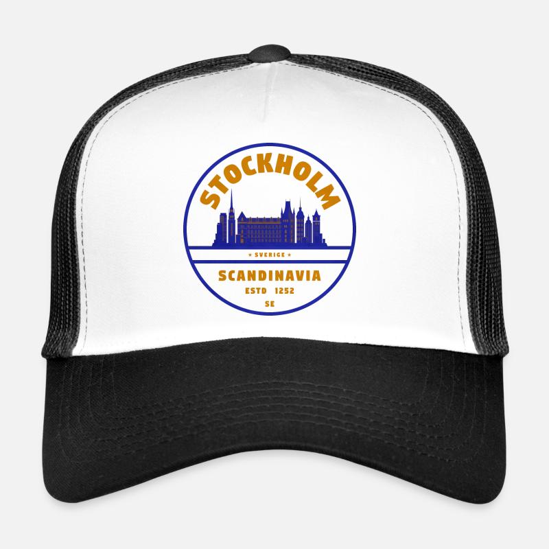 Timbre Stockholm Skyline Suède Casquette trucker 