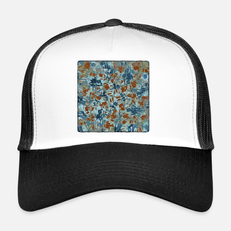 Motif de camouflage abstrait Casquette trucker 