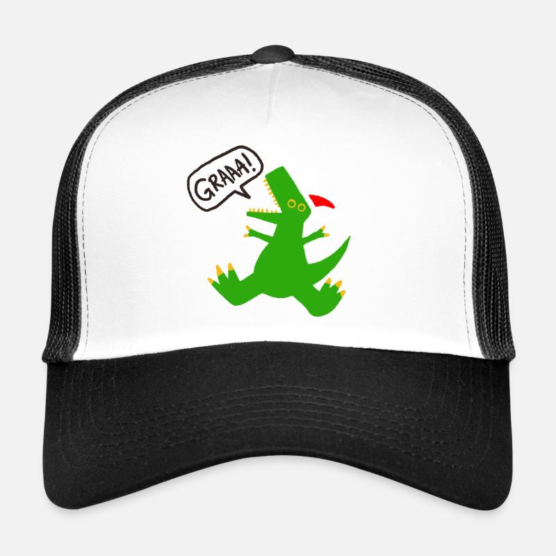 DINO NOËL - Trucker Cap - Weiß/Schwarz