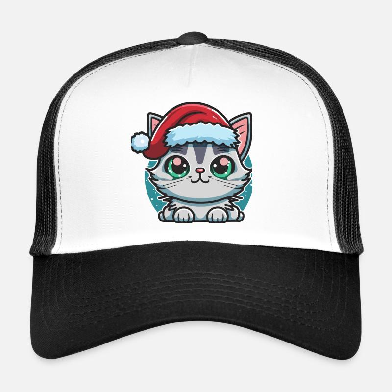 Pretty Advent cat digital artwork for all kitten Trucker Cap