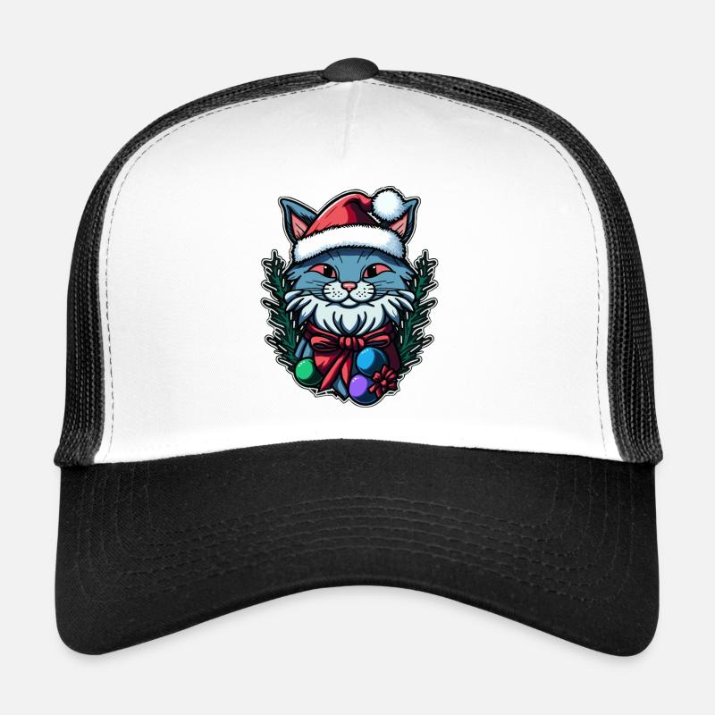 Gorgeous Xmas kitten design for all kitten owners Trucker Cap