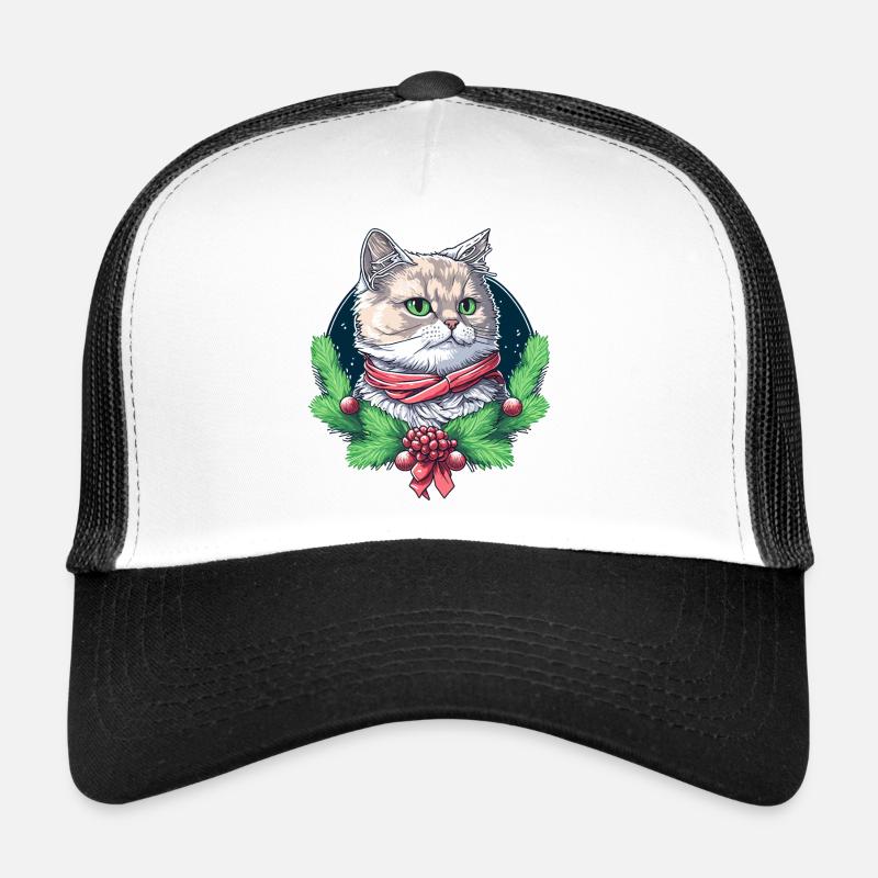 Schönes Weihnachtskatzendesign, ein ausgezeichnetes Weihnachtsgeschenk Trucker Cap
