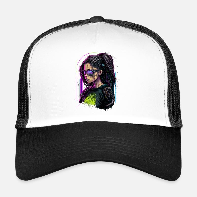 Fearsome Punk Lady le simple cadeau d’anniversaire pour Casquette trucker 