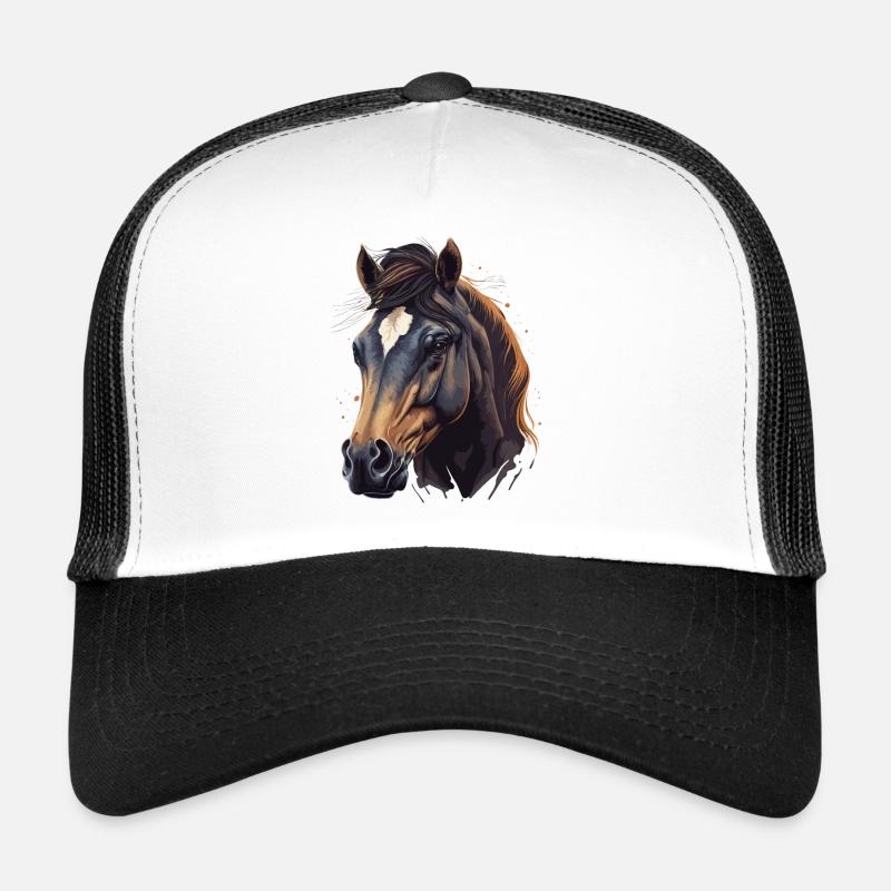 Stallion Face Trucker Cap