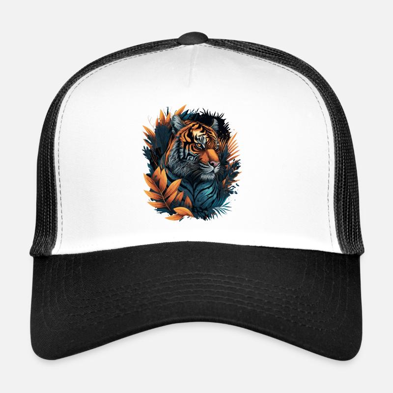 Tigre dans la jungle Casquette trucker 