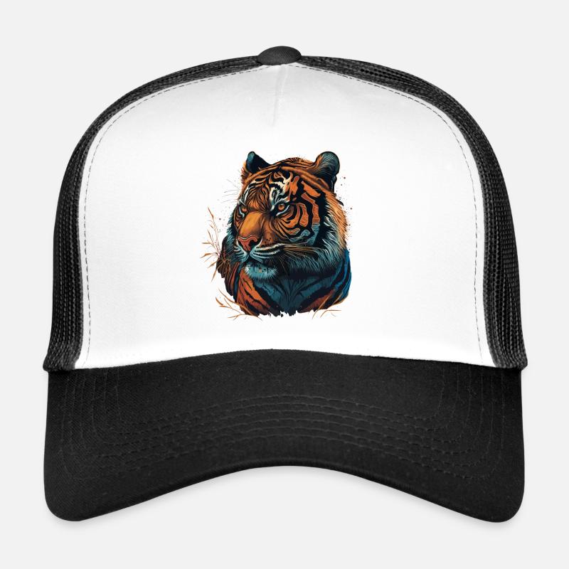 Kunstwerk eines Tigers Trucker Cap