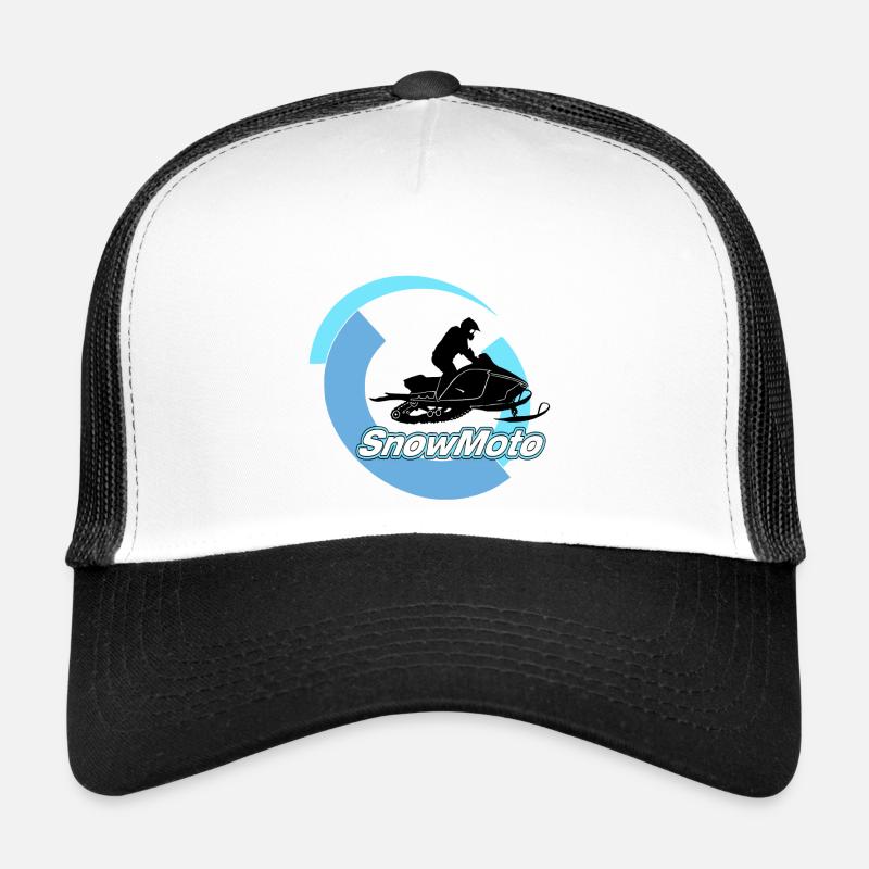 moto neige Casquette trucker 
