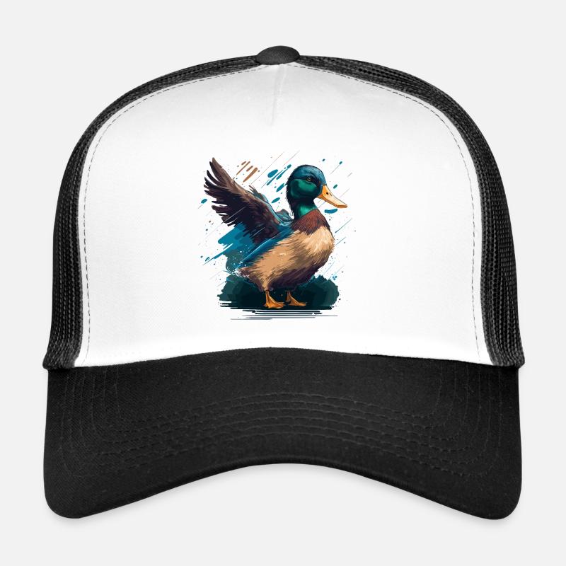 Duck with wings Trucker Cap