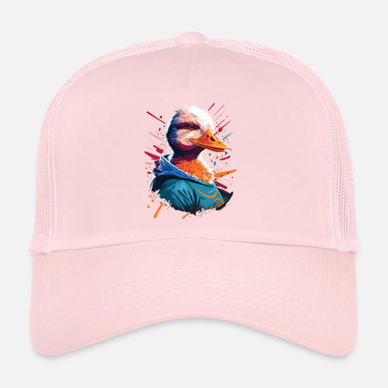 Pop Art Duck Trucker Cap