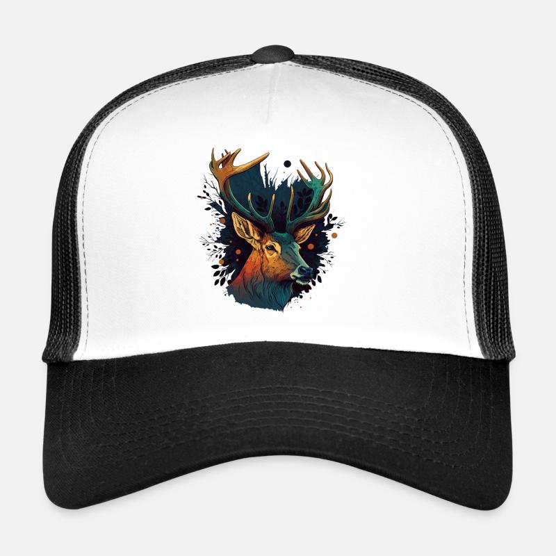 Antlers Head Trucker Cap