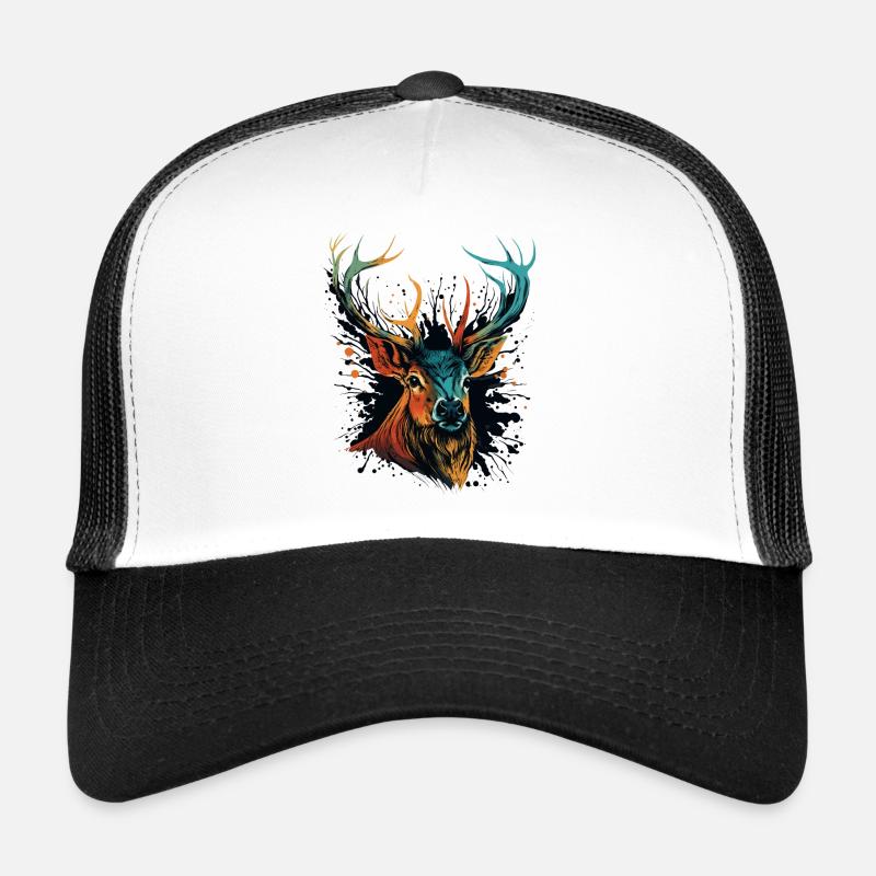 Wildtierliebhaber - Trucker Cap - Weiß/Schwarz