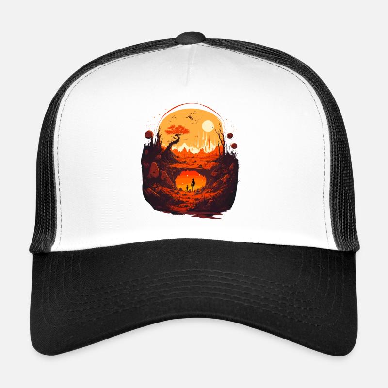 Créature extraterrestre Casquette trucker 