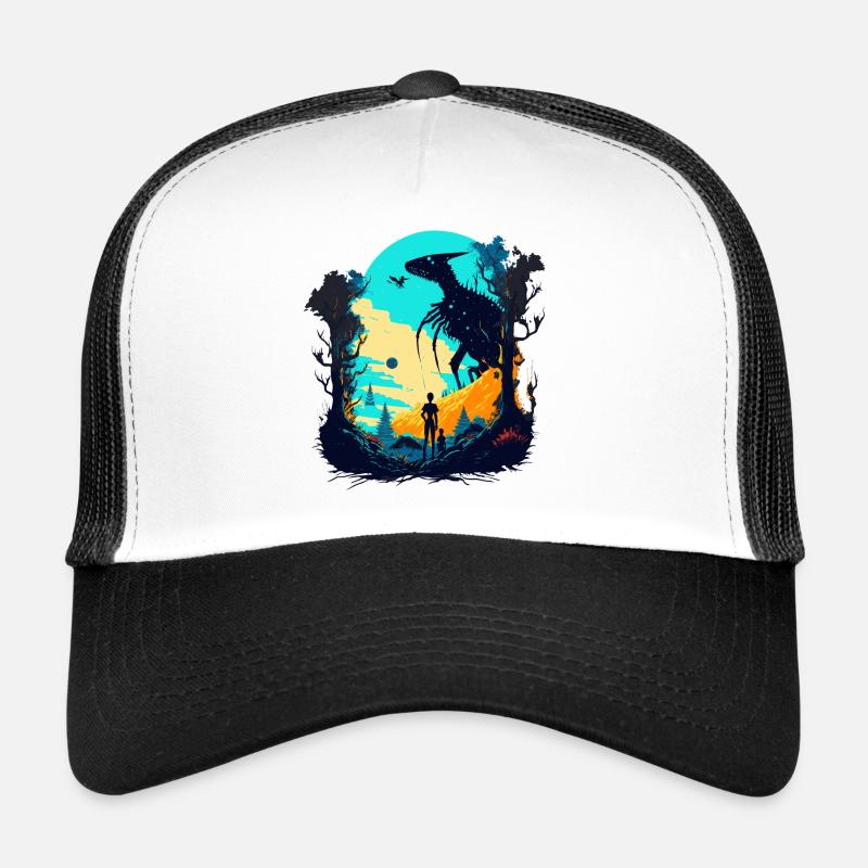 Créature extraterrestre Casquette trucker 