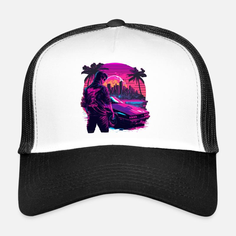 Mec cool des années 80 Casquette trucker 