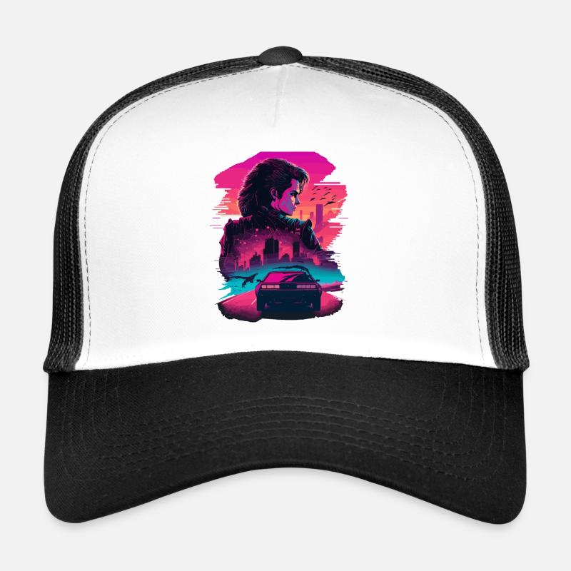 Retro Racing Mädchen Trucker Cap